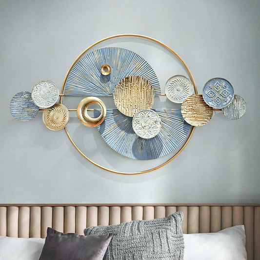 Multiple Circle Plates With Ring 24*8-V Home Decor