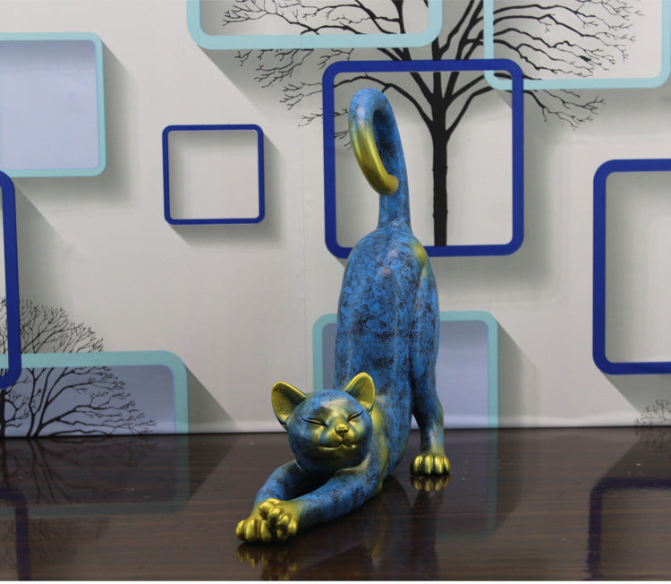 Creative Modern Minimalist Abstract Resin Crafts Living Room TV Cabinet Decoration Wedding Gifts