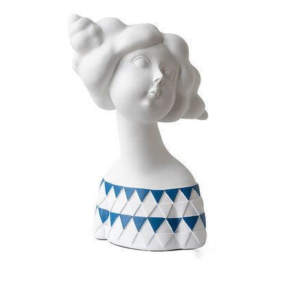 Nordic Creative Doll Girl Resin Decoration Living Room TV Cabinet Decoration