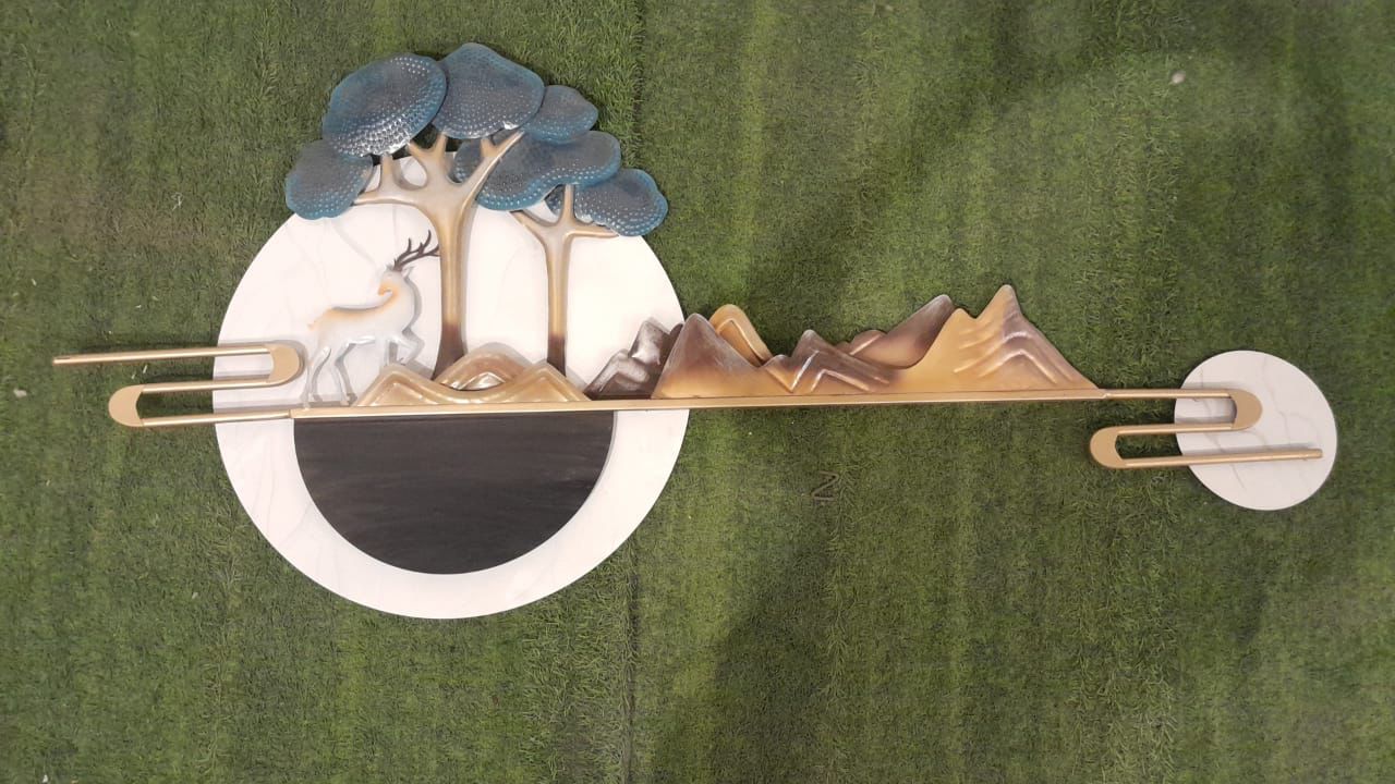 Wisdom deer wall decor 61*3*28-V Home Decor