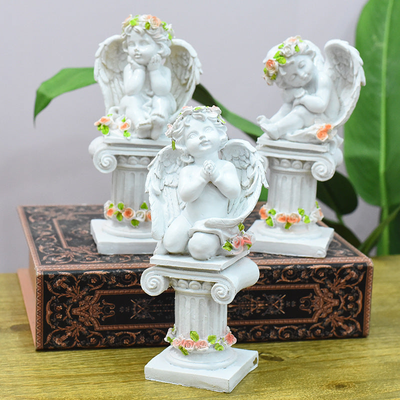 Angel resin decoration