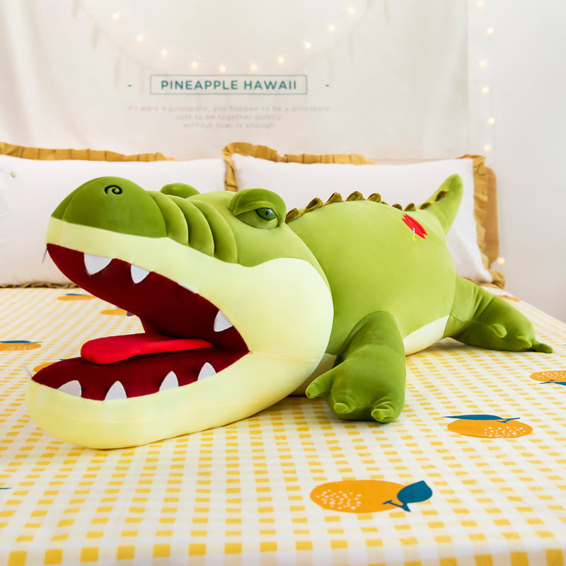 Creative Soft Long Sleeping Crocodile Pillow Doll