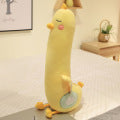 Hot Sale Cute And Cute Big Yellow Duck Long Pillow Plush Toy Girl Sleeping Leg Pillow