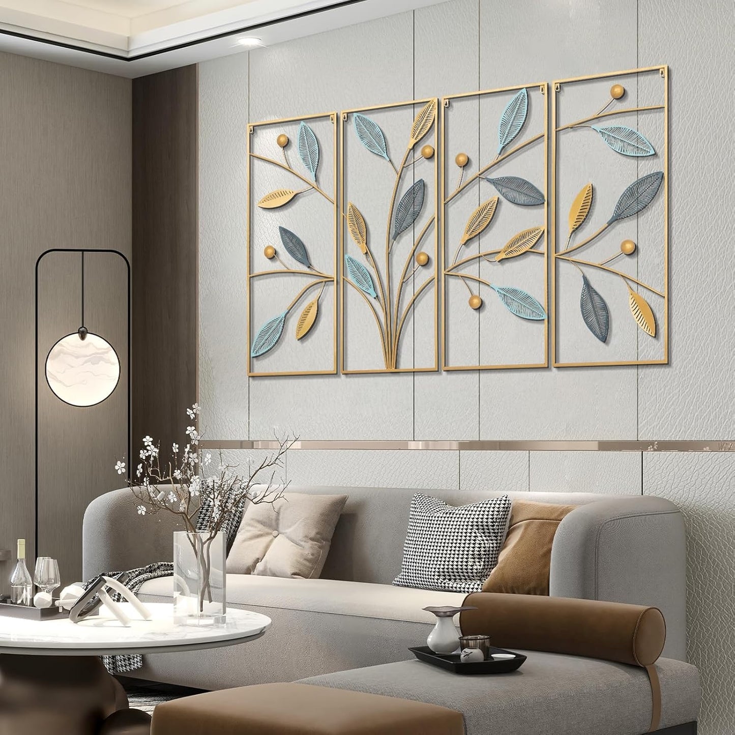 Decorative Metal Flower Wall Accent
