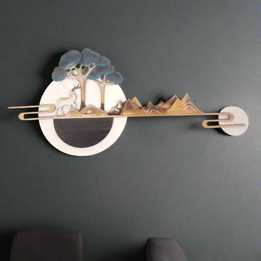 Wisdom deer wall decor 61*3*28-V Home Decor