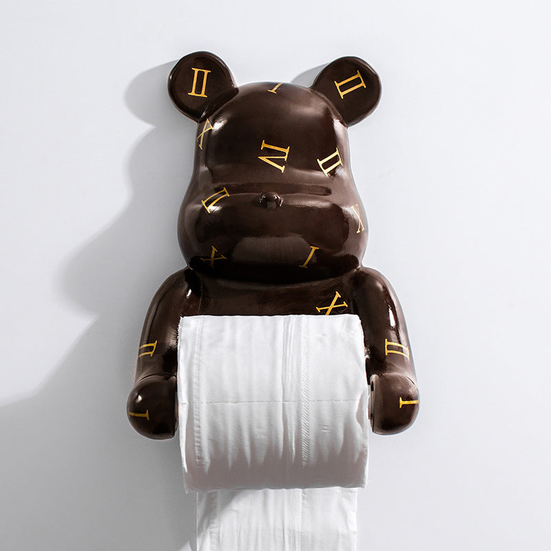 Animal Tissue Box Statue Figurine Hanging Toilet Paper Holder