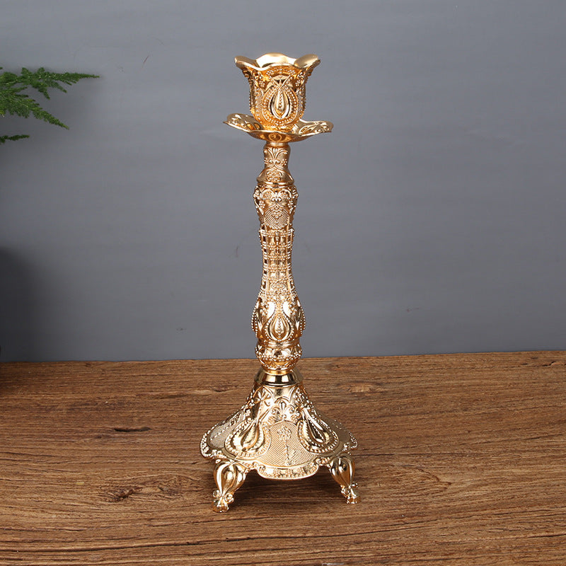 🎁 Tulip Candle Holder Candle Holder European Style Candlelight Dinner Props (100% off)