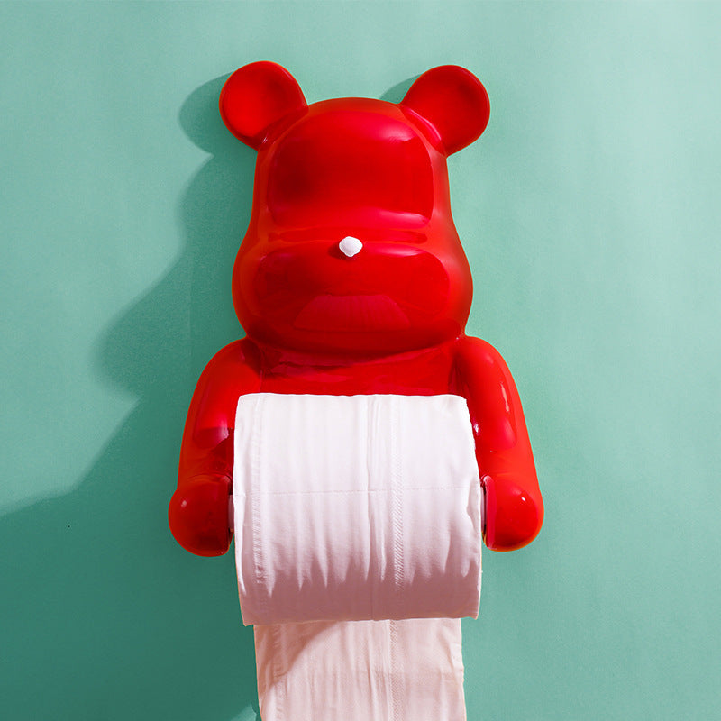 Animal Tissue Box Statue Figurine Hanging Toilet Paper Holder