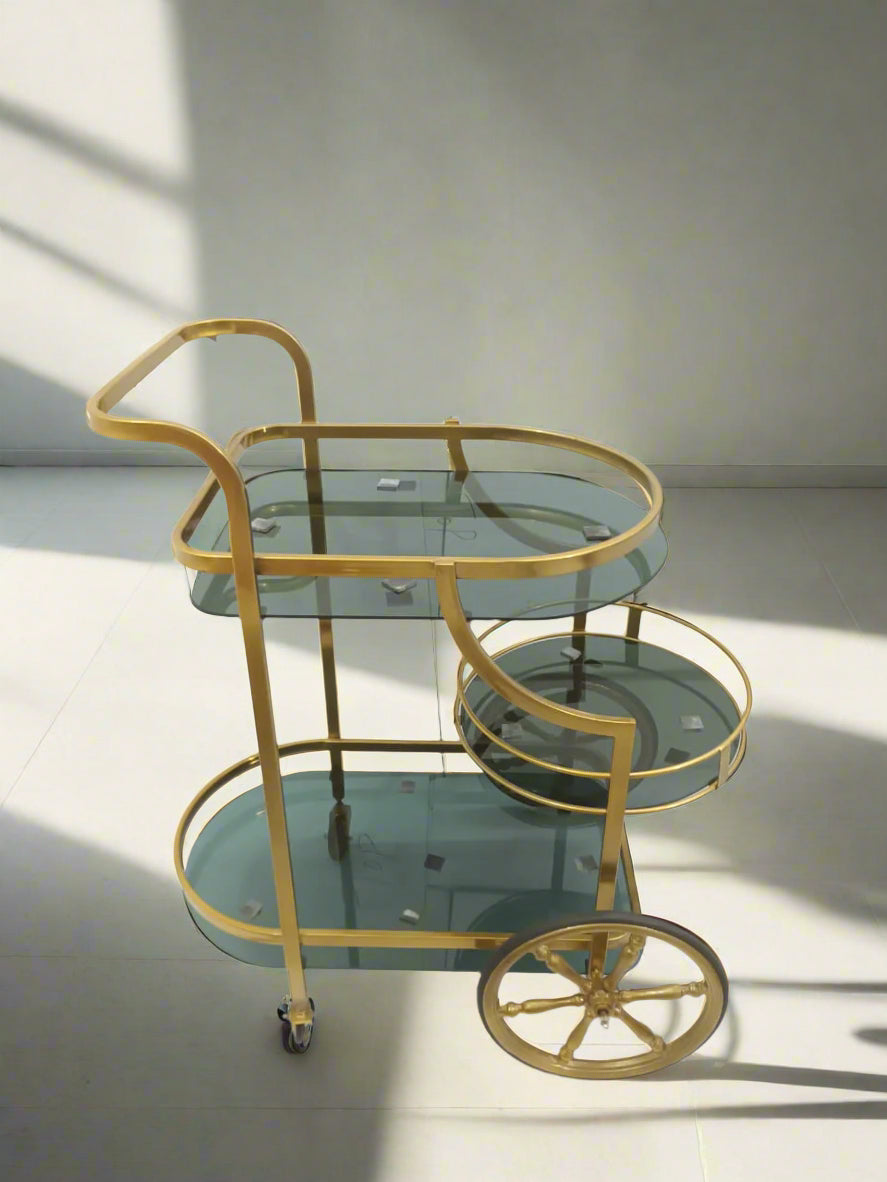 Stainless Steel Bar Trolly 26*16*32-V Home Decor