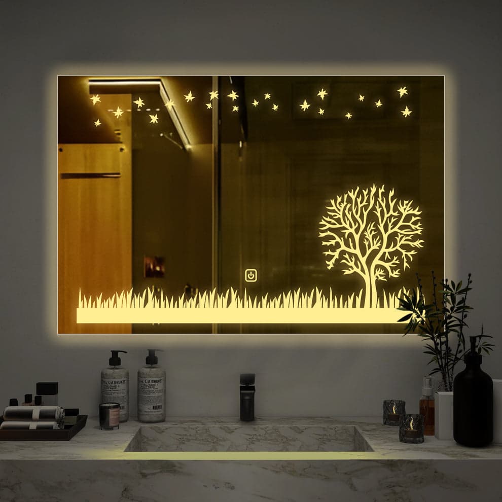 Rectangular theme based LED Mirror 28*15