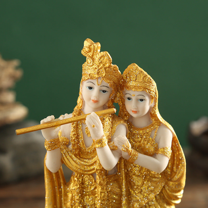 Radha Krishna standing table decor