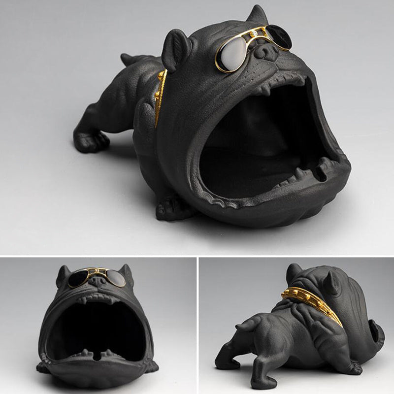 Cute Cartoon Ceramic Dog Ashtray Ceramic Household Cute Animal Ashtray Vintage Home Decor