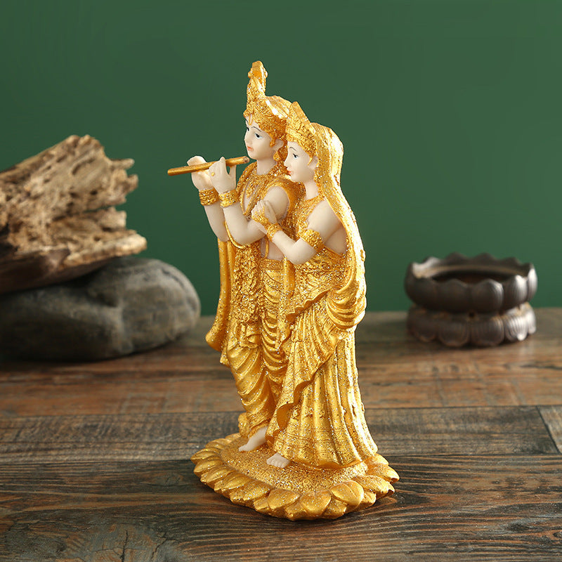 Radha Krishna standing table decor