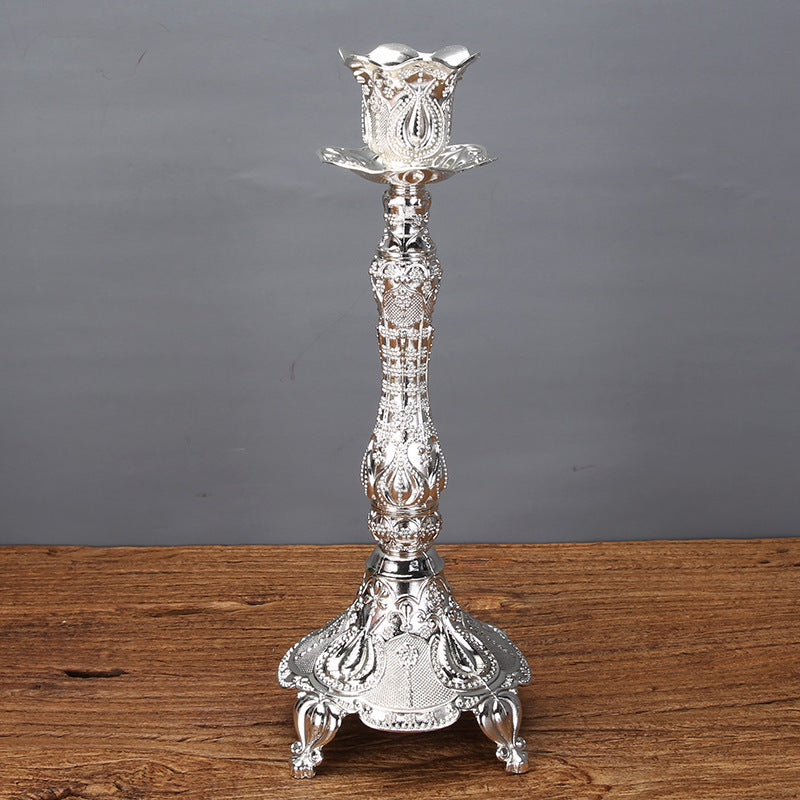 🎁 Tulip Candle Holder Candle Holder European Style Candlelight Dinner Props (100% off)