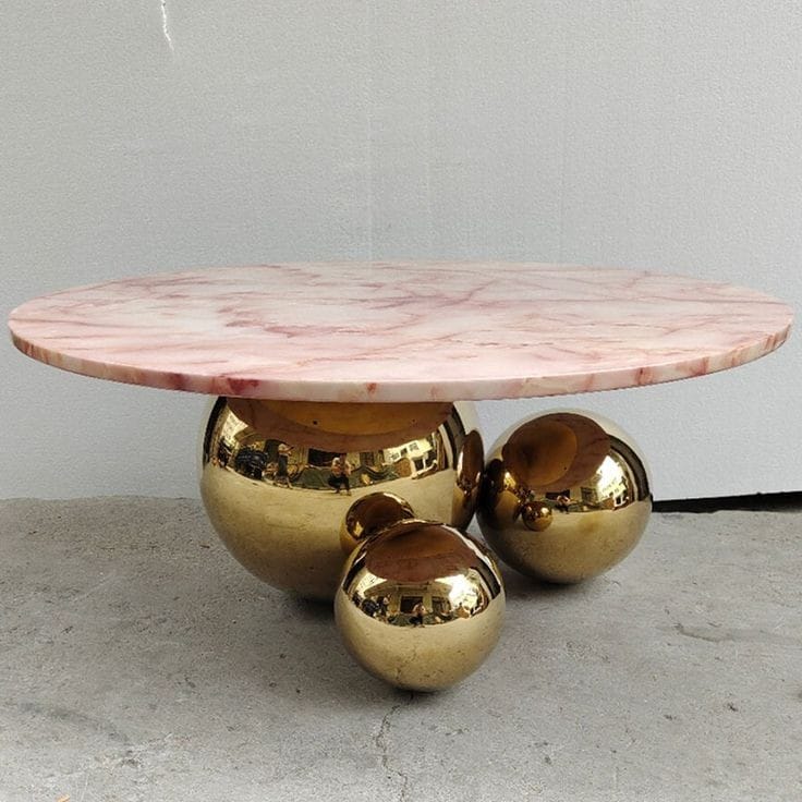 3 ball center table 26*26*16-V Home Decor