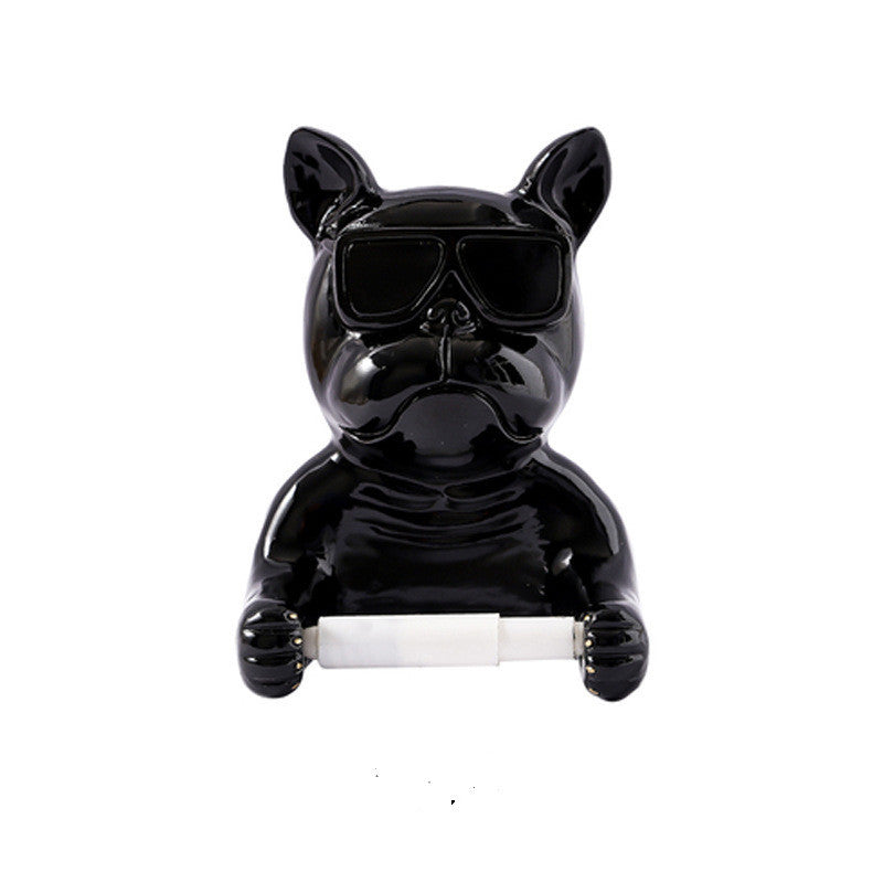 Animal Tissue Box Statue Figurine Hanging Toilet Paper Holder