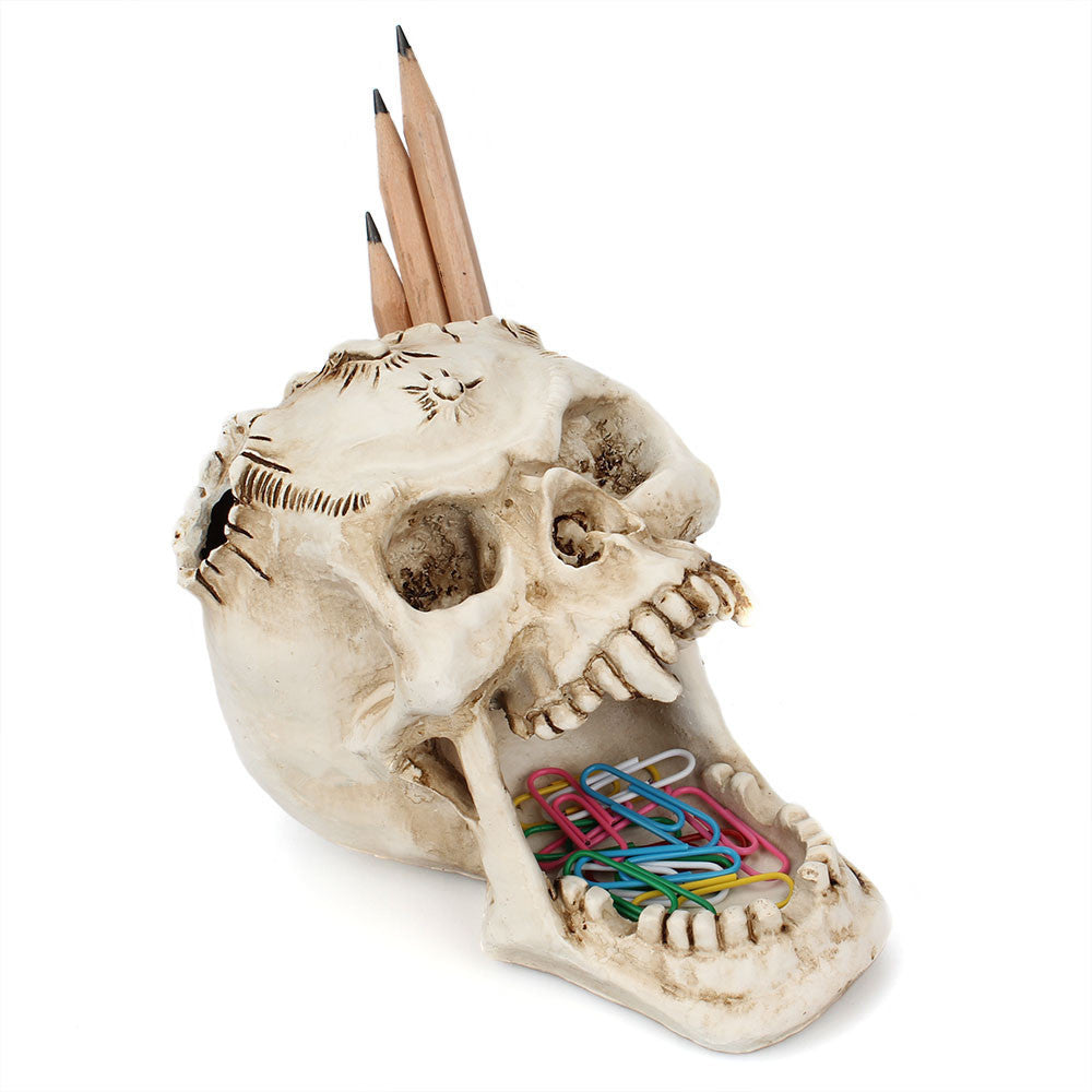 Fangs Horror Face Storage Pen Holder Creative Office Desktop Storage