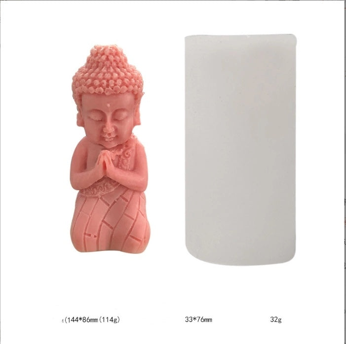 Guanyin Buddha Food Grade Silicone Mold Clay Dropping Glue-V Home Decor