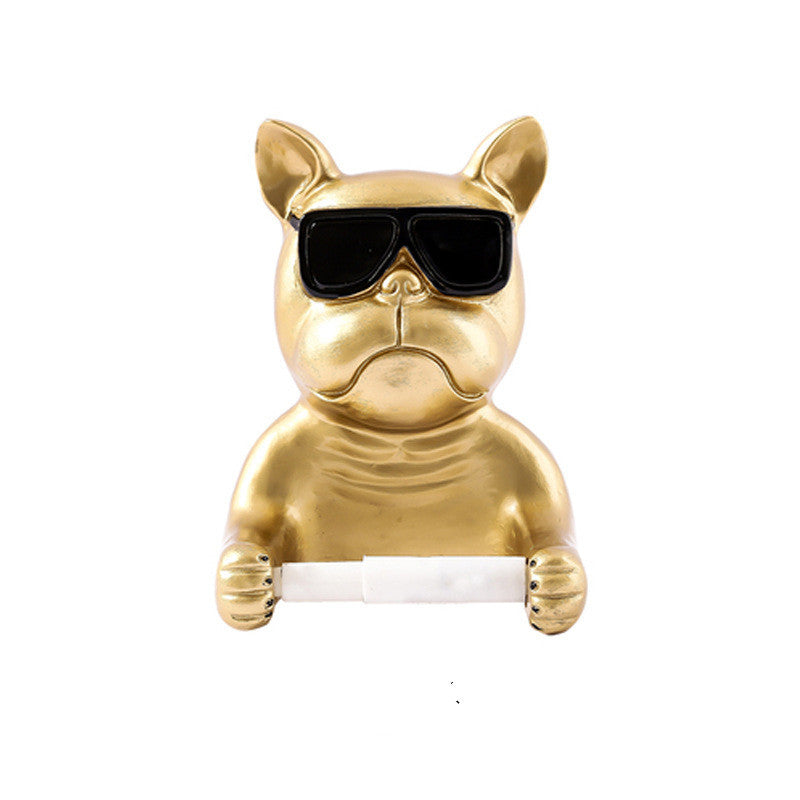 Animal Tissue Box Statue Figurine Hanging Toilet Paper Holder
