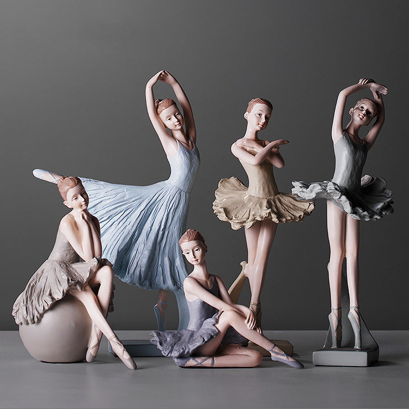 Art Cute Girly Heart Ballet Girl Knickknack