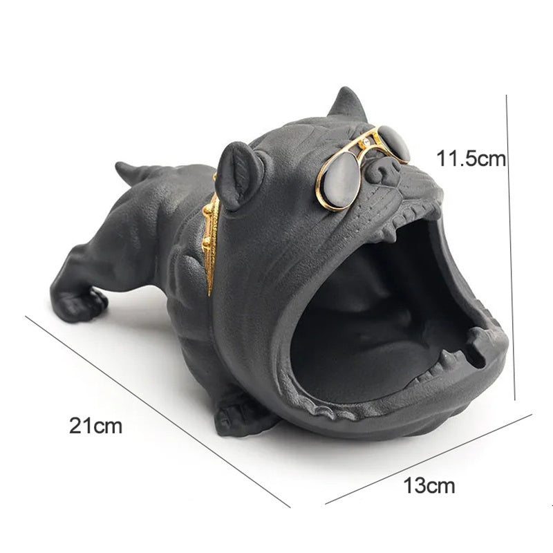 Cute Cartoon Ceramic Dog Ashtray Ceramic Household Cute Animal Ashtray Vintage Home Decor