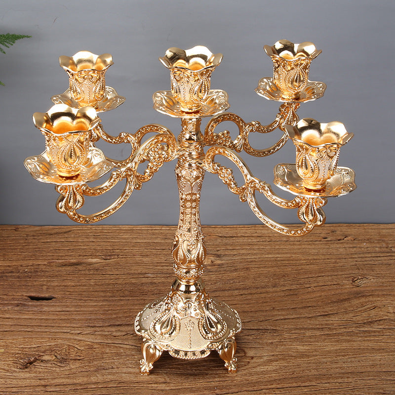 🎁 Tulip Candle Holder Candle Holder European Style Candlelight Dinner Props (100% off)