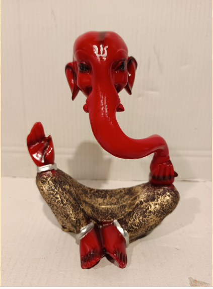 Red Gajanand decor 6*4*8.5