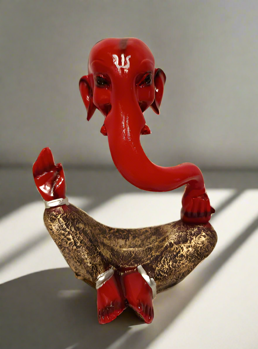 Red Gajanand decor 6*4*8.5