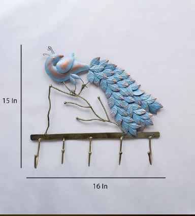 Peacock Wall Hook 15*16