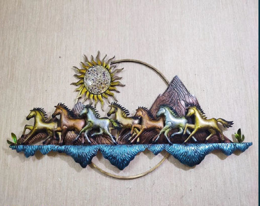 Rising Sun 7 Horses 60*30