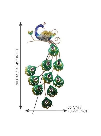 Peacock wall decor 13*31