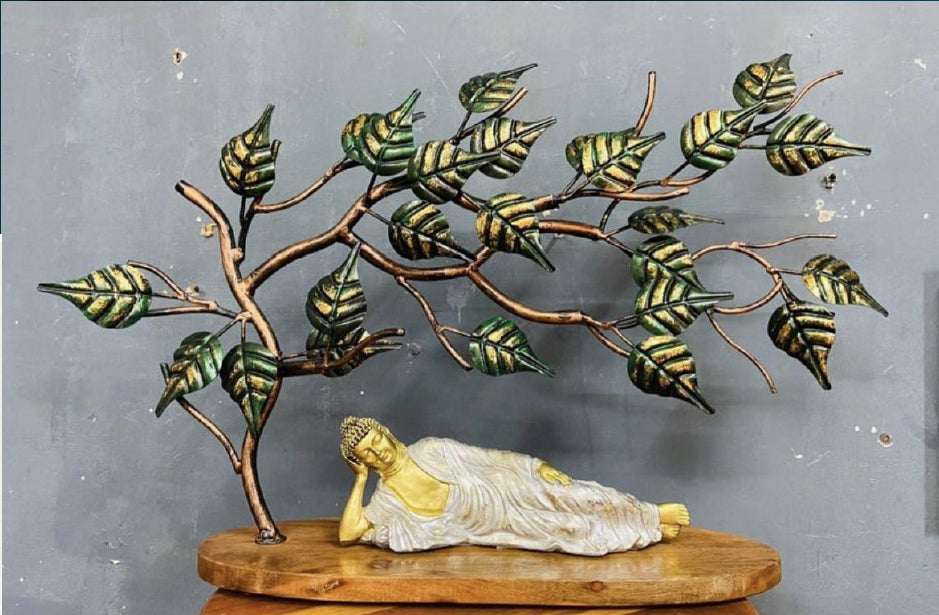 Buddha Under Bettel Leaf Decor 27*16