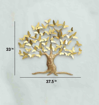 Butterfly tree wall decor 37*33