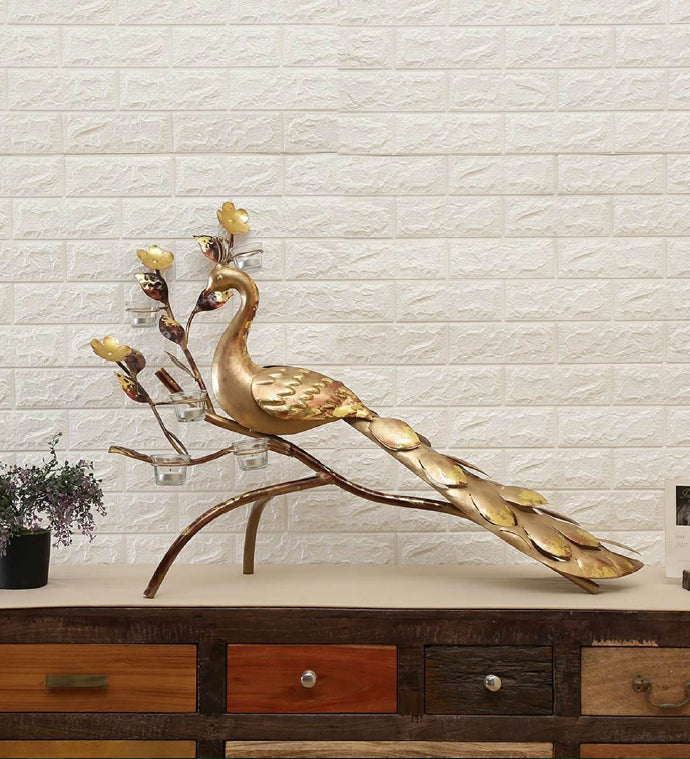 Peacock Sitting Table Decor 37*20*26