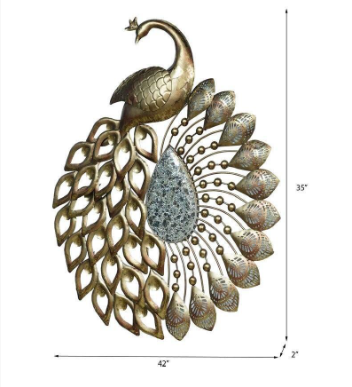 Peacock led Wall Decor 42*35