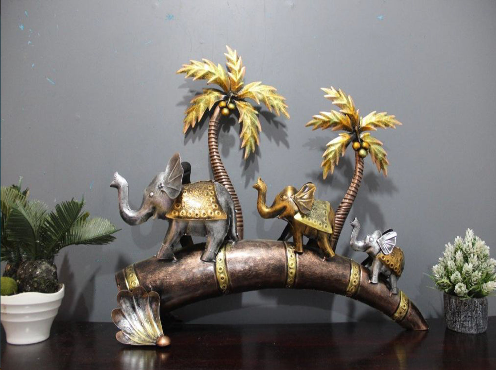 Three Elephant Table Decor 30*20