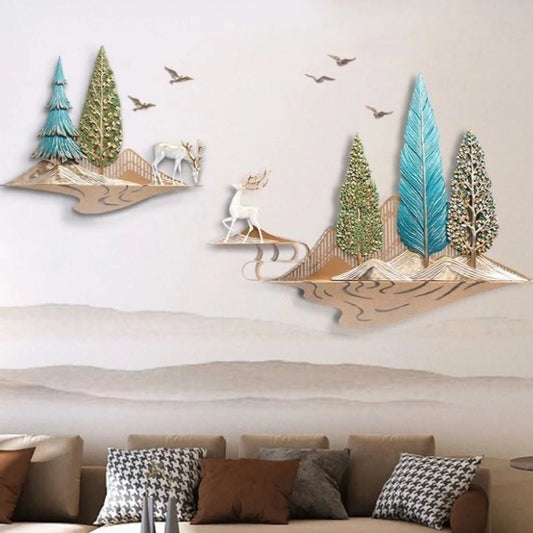 Awa Inspiring Deer Wall Decor 47*27*1