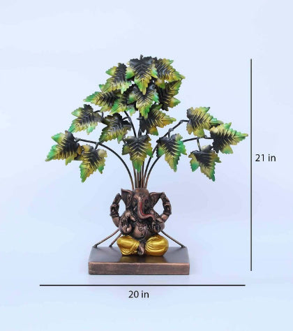 Ganesha Mapple Tree Table Decor 20*21