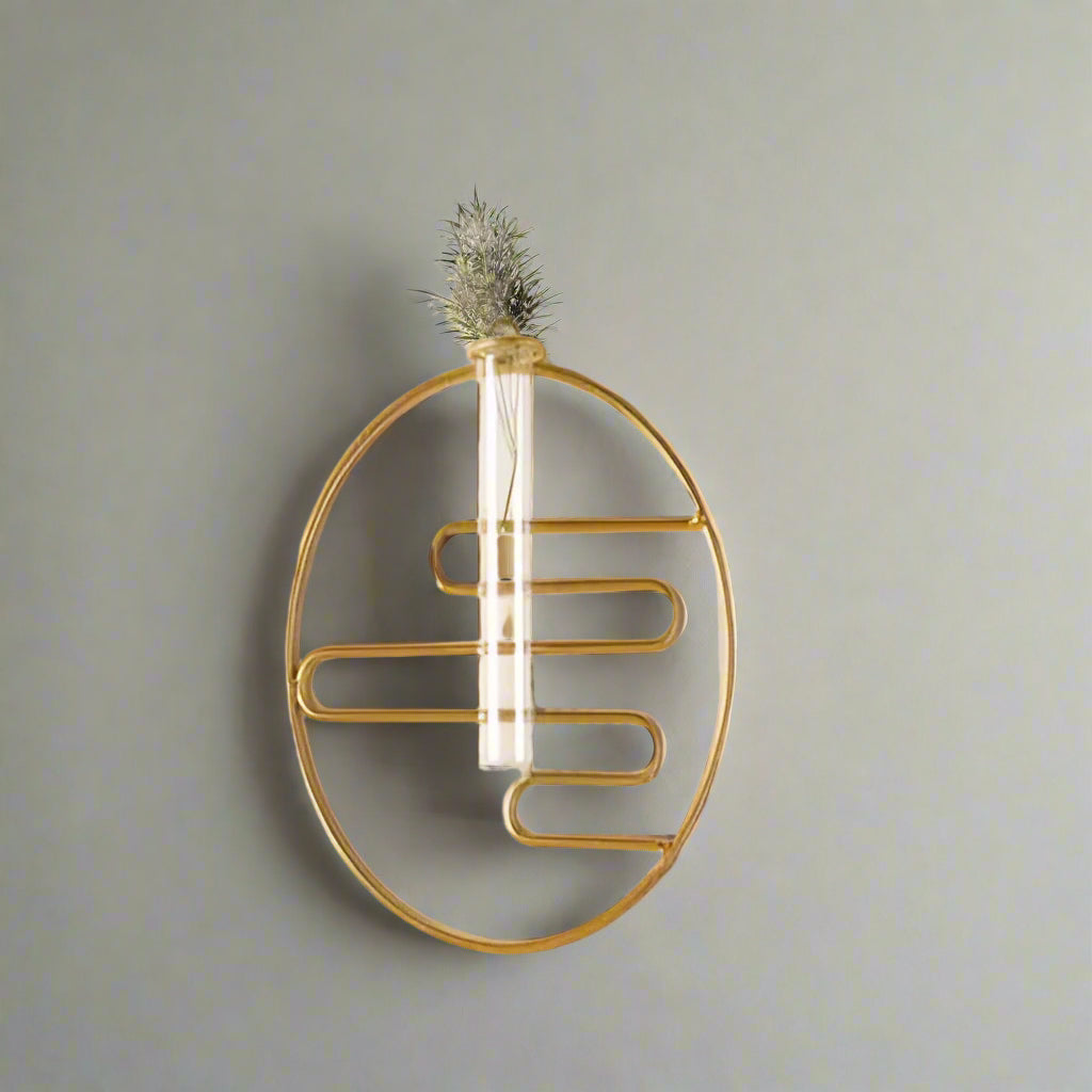 Wall Hanging With Test Tube Planter 20*20