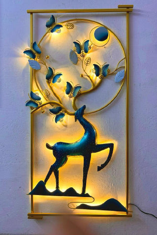 Reindeer Frame Wall Decor 48*24