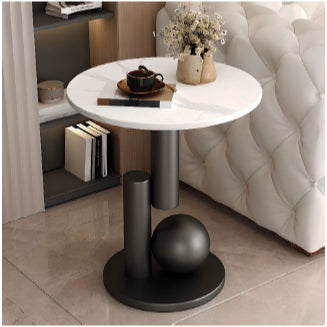 Marble Iron Side Table 22*16*4