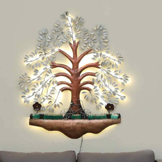 Pesto White Tree Wall Decor 31*40