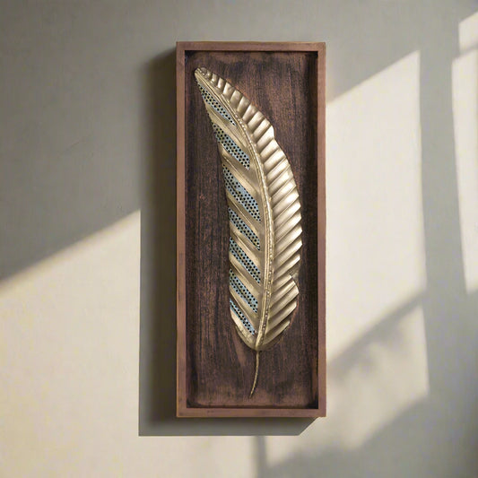 Abby Leaf Wall Decor 20*8