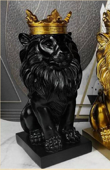 Black Lion King Decor 6*8.5*15