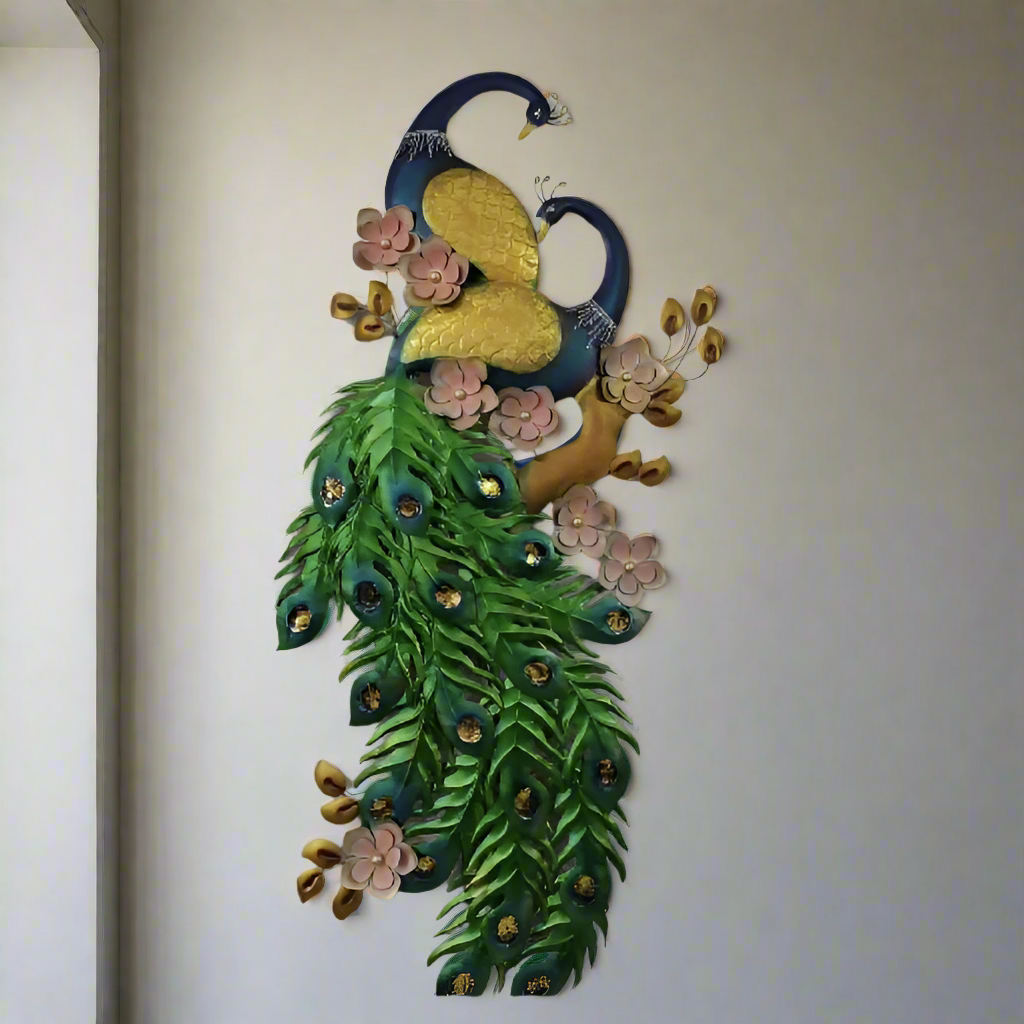Peacock led Wall Decor 28*2*64*1