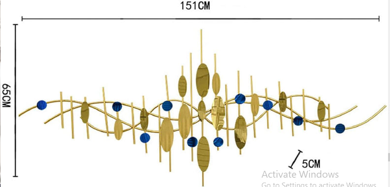 Monarch Wall Decor 60*2*26