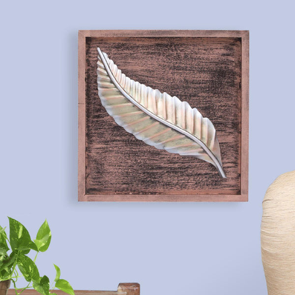 Olm Leaf Wall Decor 12*12