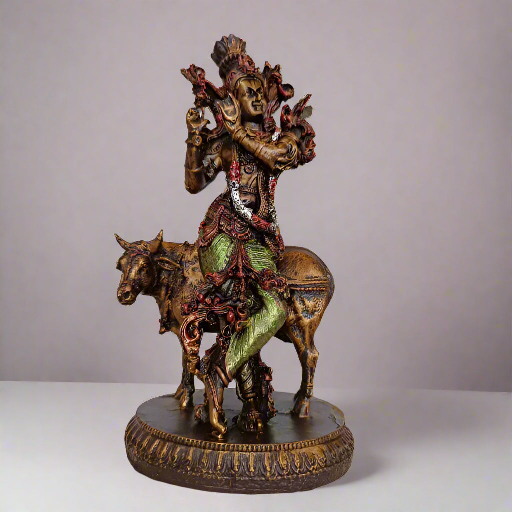 Cow Krishna Table Decor 5*4*10