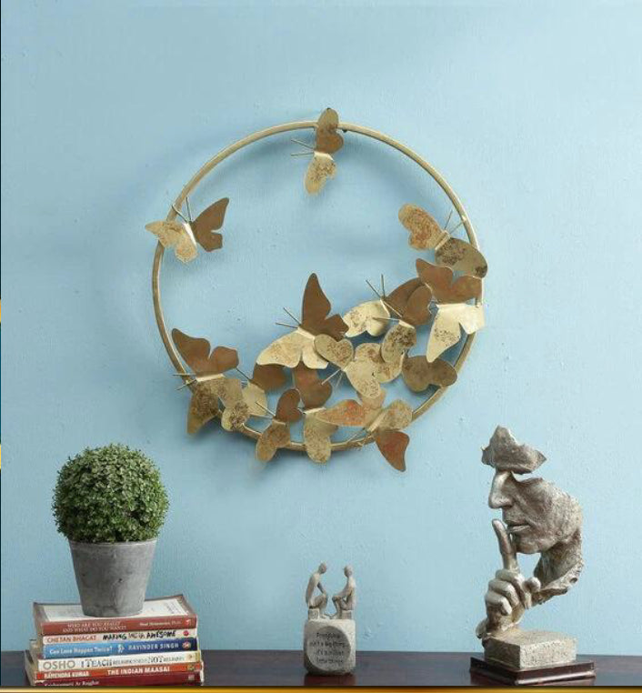 Butterfly Ring Wall Decor 21*21