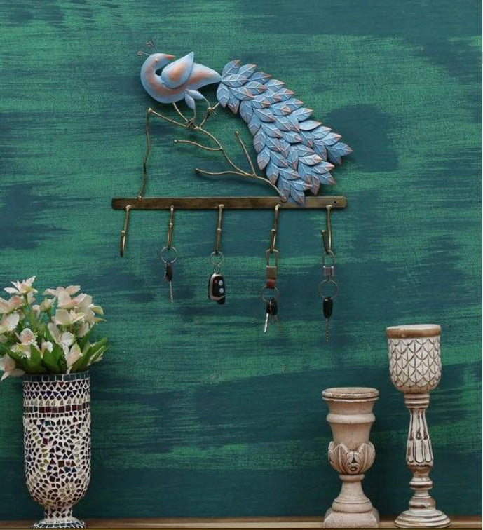 Peacock Wall Hook 15*16